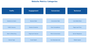 Read more about the article Website Metrics That Actually Matter: Benchmarks and How to Use Them