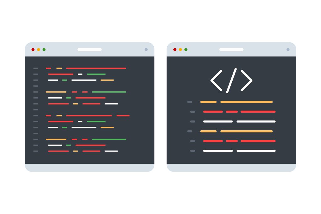 Code editor showing event tracking architecture implementation