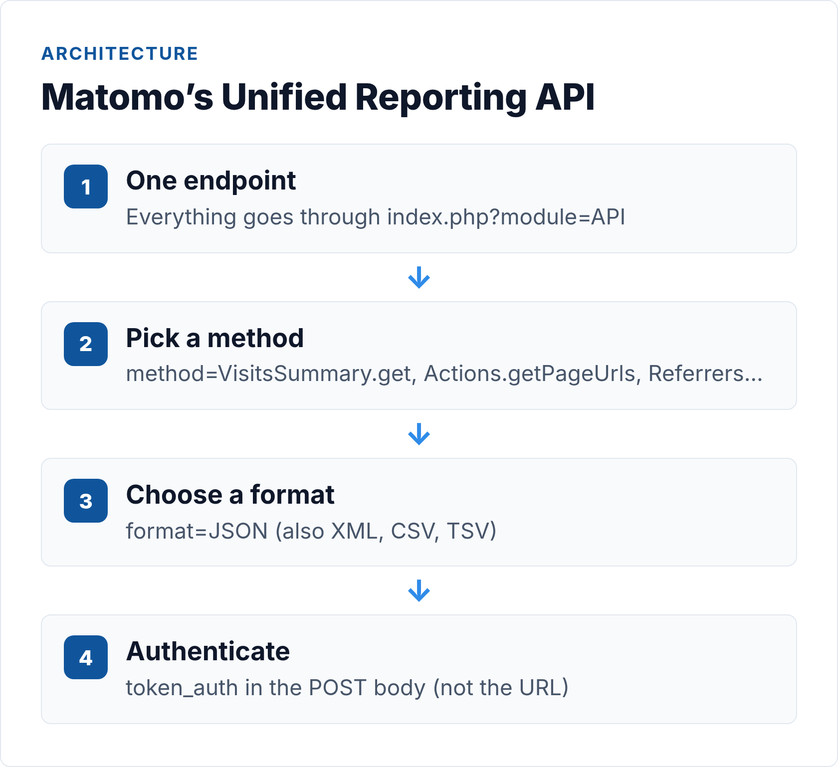 matomo reporting api